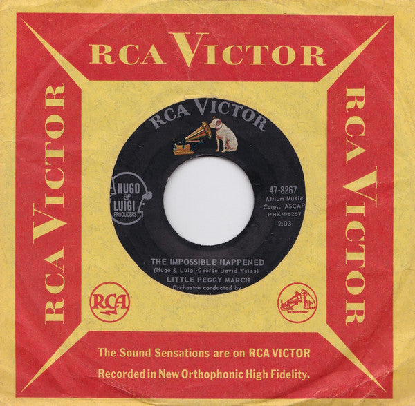 Little Peggy March* : The Impossible Happened (7", Single, Mono, Ind)
