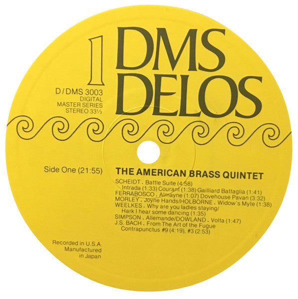 American Brass Quintet : Plays Renaissance Elizabethan And Baroque Music (LP, Album, Gat)