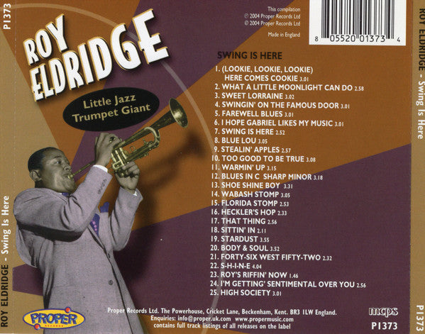 Roy Eldridge : Little Jazz Trumpet Giant (4xCD, Comp, RM)