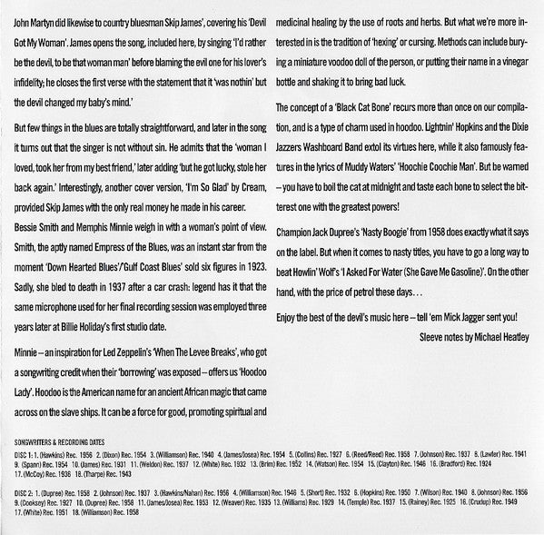 Various : Voodoo Blues - The Devil Within (2xCD, Comp)