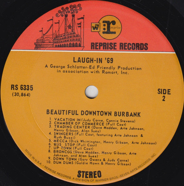 Original Cast* : Laugh-In '69 - Original Cast Album (LP, Album, Ter)