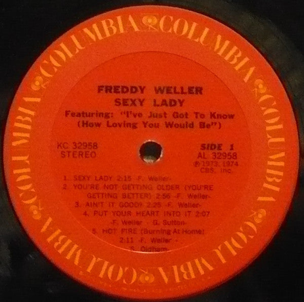 Freddy Weller : Sexy Lady (LP, Album)