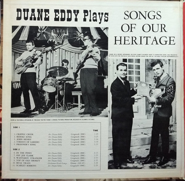 Duane Eddy : Songs Of Our Heritage (LP, Album, Mono, Mon)