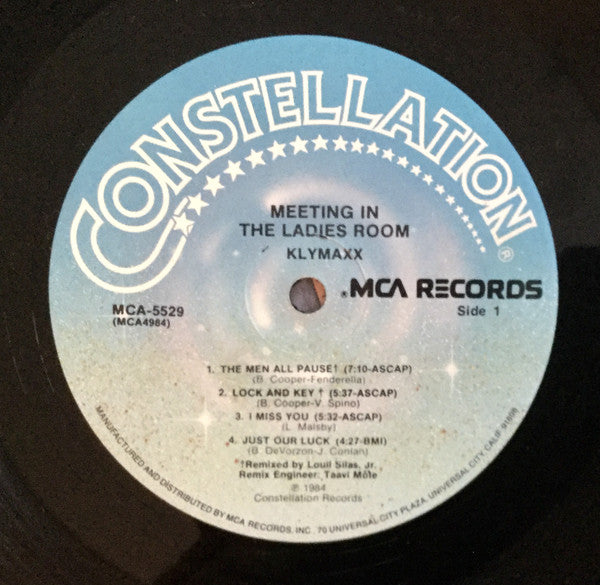 Klymaxx : Meeting In The Ladies Room (LP, Album, Pin)