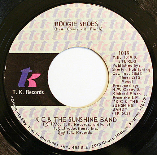 KC And The Sunshine Band* : (Shake, Shake, Shake) Shake Your Booty (7", Single, Styrene, PRC)