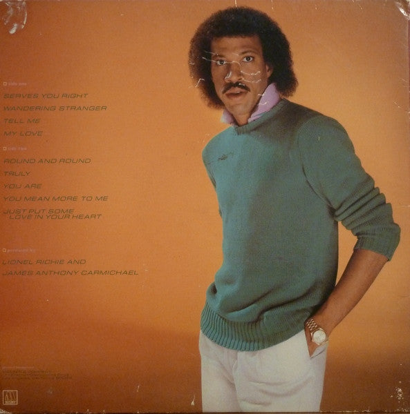 Lionel Richie : Lionel Richie (LP, Album, Gat)