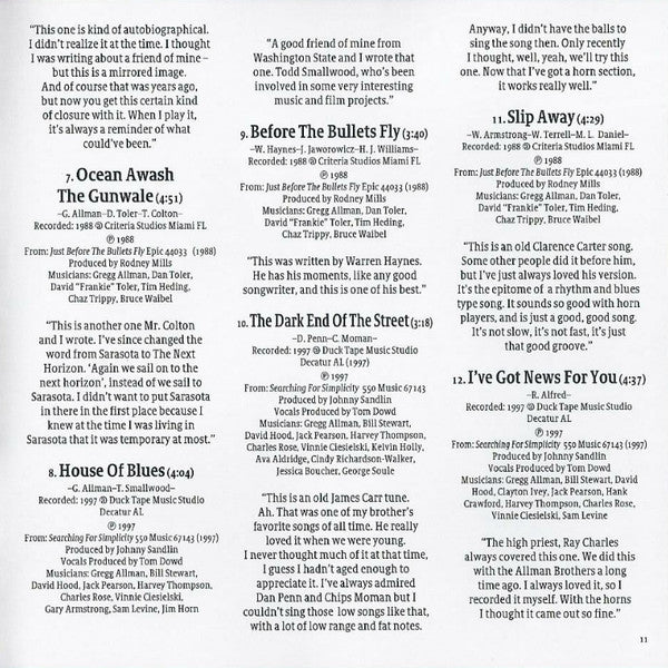 Gregg Allman : No Stranger To The Dark: The Best Of Gregg Allman (CD, Comp)