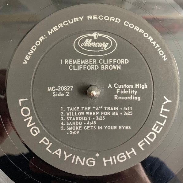 Clifford Brown : Remember Clifford (LP, Comp, Mono)