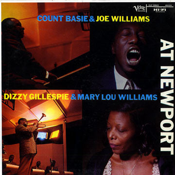 Count Basie & Joe Williams / Dizzy Gillespie & Mary Lou Williams : At Newport (LP, Album, Mono)