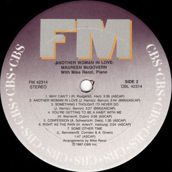 Maureen McGovern : Another Woman In Love (LP, Album)