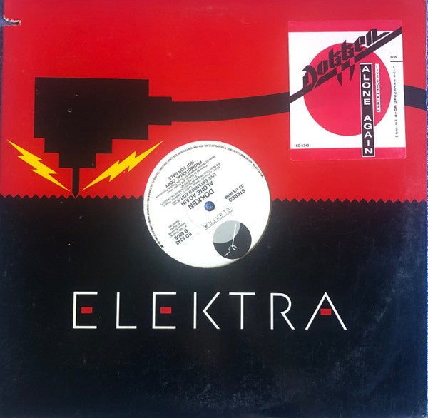 Dokken : Alone Again (12", Promo)