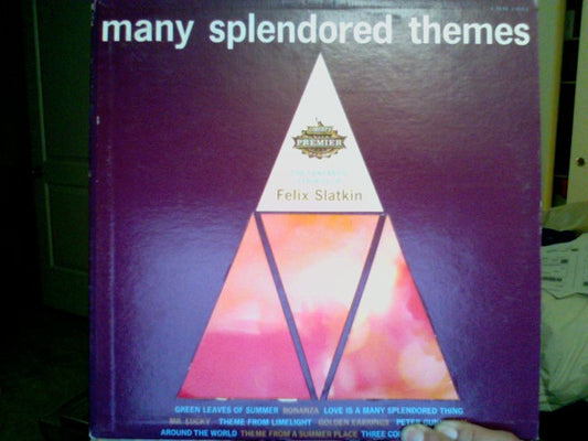 Felix Slatkin : Many Splendored Themes (LP, Album, Mono)