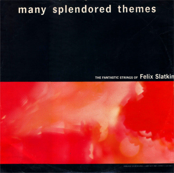 Felix Slatkin : Many Splendored Themes (LP, Album, Mono)