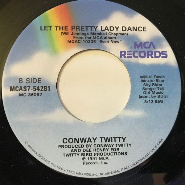 Conway Twitty : Who Did They Think He Was (7", Single)