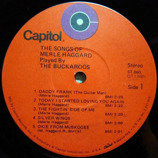 The Buckaroos : The Songs Of Merle Haggard (LP, Album, Red)