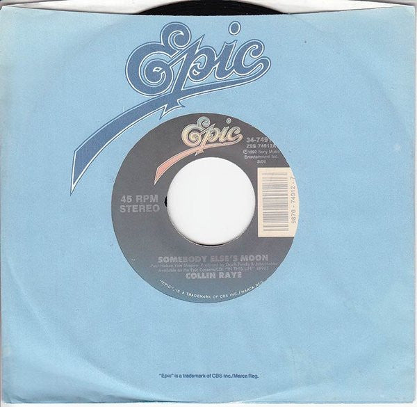Collin Raye : Somebody Else's Moon (7", Single)