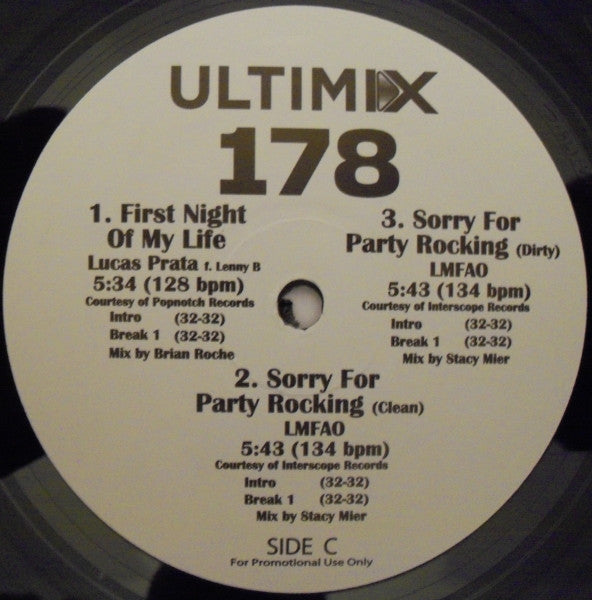 Various : Ultimix 178  (2x12", Comp, Promo)