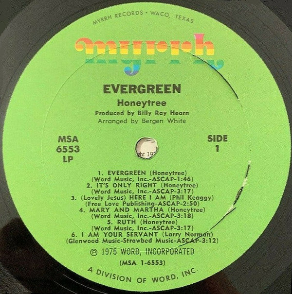 Honeytree* : Evergreen (LP)