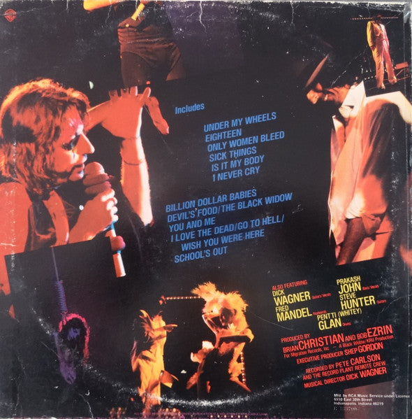 Alice Cooper (2) : The Alice Cooper Show (LP, Album, Club, RCA)