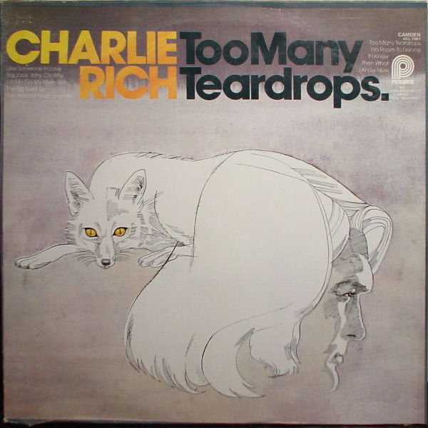 Charlie Rich : Too Many Teardrops (LP, Comp)