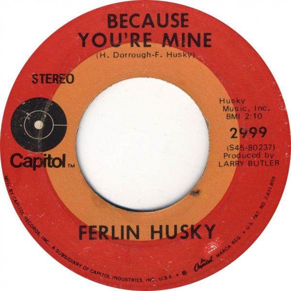 Ferlin Husky : Sweet Misery / Because You're Mine (7")