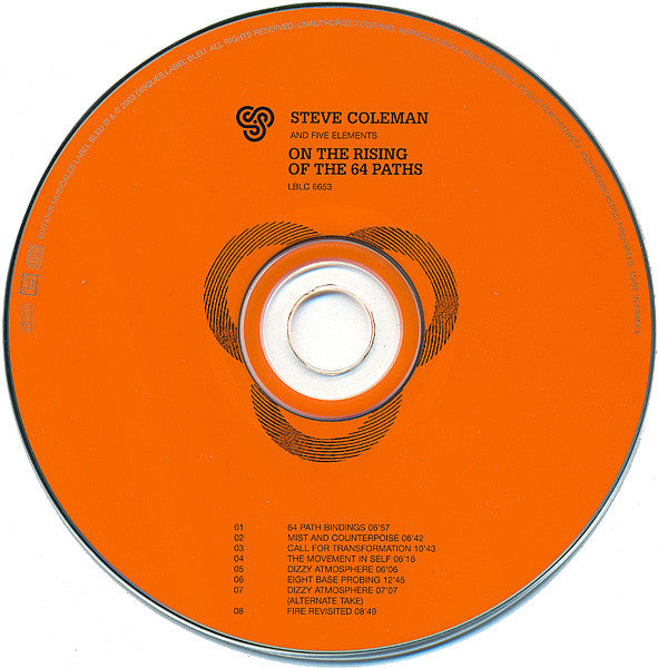 Steve Coleman And Five Elements : On The Rising Of The 64 Paths (CD, Album, O-C)