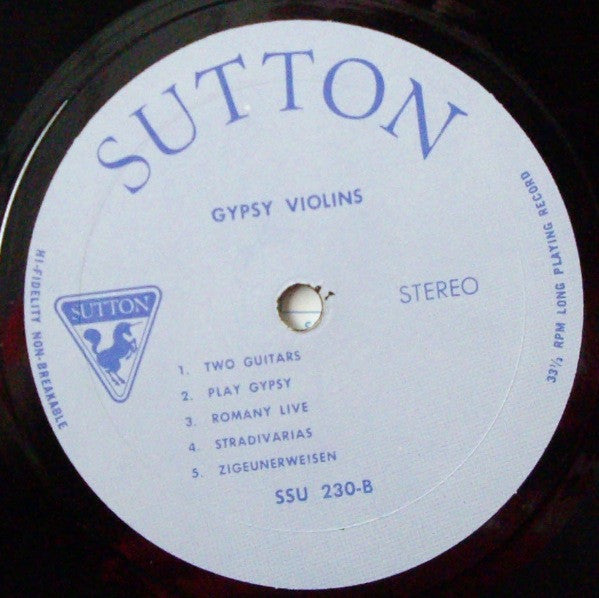 Unknown Artist : Gypsy Violins (LP)