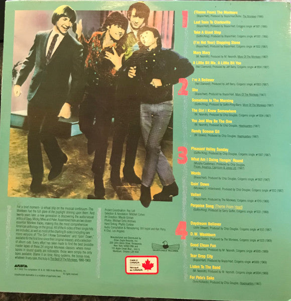 The Monkees : The Best Of The Monkees (2xLP, Comp)