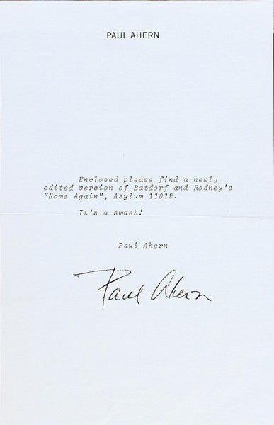 Batdorf And Rodney* : Home Again (7", Mono, Promo, SP )