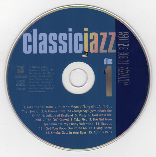 Various : Classic Jazz: Jazz Legends (2xCD, Comp)