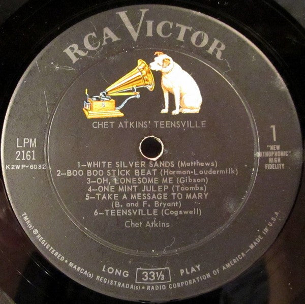Chet Atkins : Teensville (LP, Album, Mono, Ind)