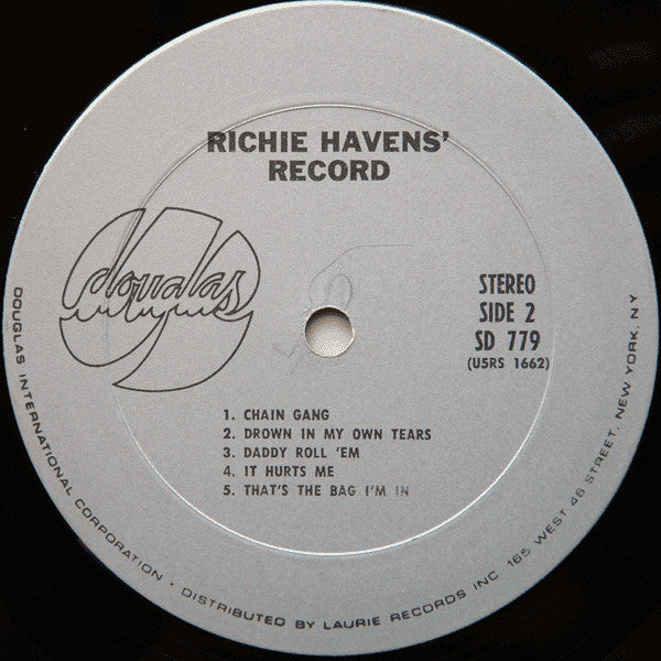 Richie Havens : Richie Havens' Record (LP, Album, RE, Ter)