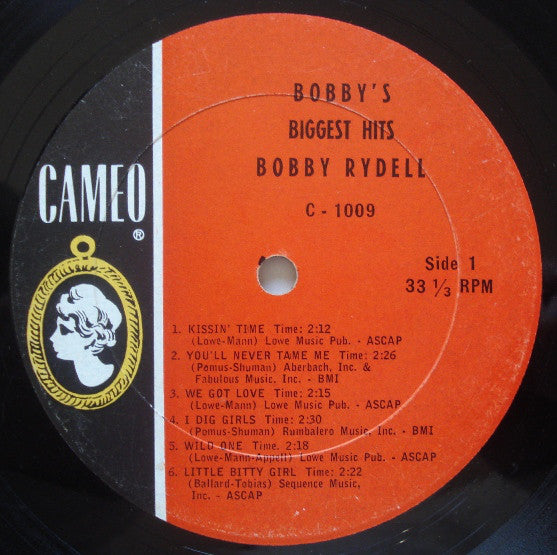 Bobby Rydell : Bobby's Biggest Hits (LP, Comp, Mono)