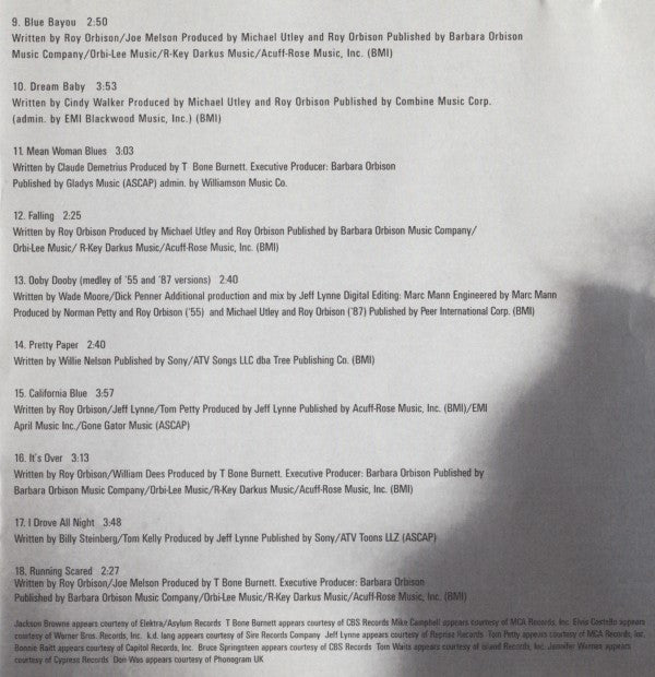 Roy Orbison : The Very Best Of Roy Orbison (CD, Comp, RM)