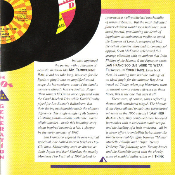 Various : AM Gold - The '60s Generation (CD, Comp)