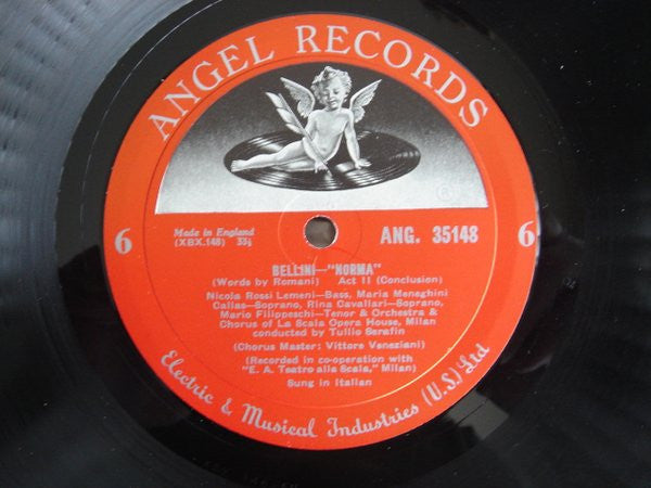 Vincenzo Bellini, Maria Callas, Mario Filippeschi, Ebe Stignani, Nicola Rossi-Lemeni, Paolo Caroli, Rina Cavallari, Tullio Serafin, Vittore Veneziani : Norma (3xLP, Album, Mono + Box)