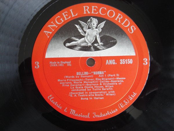 Vincenzo Bellini, Maria Callas, Mario Filippeschi, Ebe Stignani, Nicola Rossi-Lemeni, Paolo Caroli, Rina Cavallari, Tullio Serafin, Vittore Veneziani : Norma (3xLP, Album, Mono + Box)