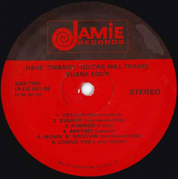 Duane Eddy : Have "Twangy" Guitar Will Travel (LP, Album, RE)