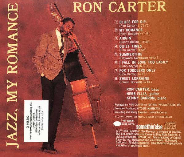 Ron Carter : Jazz, My Romance (CD, Album, Club)