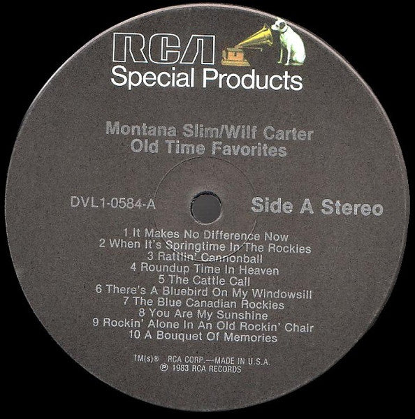 Wilf Carter : Montana Slim - All Time Favorites (LP, Comp)