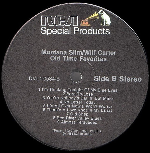 Wilf Carter : Montana Slim - All Time Favorites (LP, Comp)