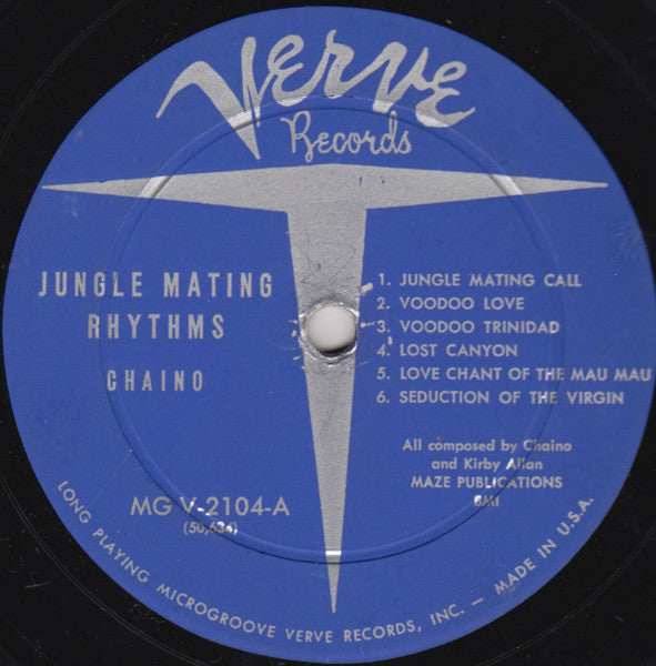 Chaino : Jungle Mating Rhythms (LP, Album, Mono)
