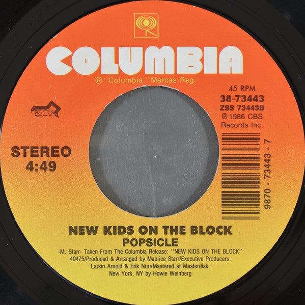 New Kids On The Block : Let's Try It Again (7", Styrene)