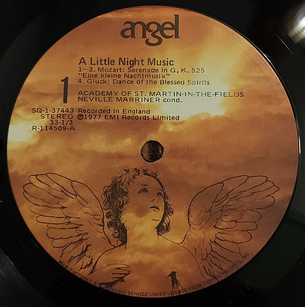 Neville Marriner*, Academy Of St. Martin-in-the-Fields* : A Little Night Music (LP, Album, Quad, Club)