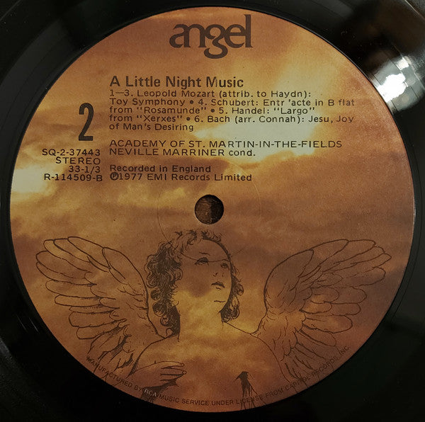 Neville Marriner*, Academy Of St. Martin-in-the-Fields* : A Little Night Music (LP, Album, Quad, Club)