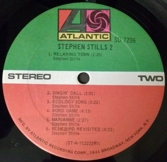 Stephen Stills : Stephen Stills 2 (LP, Album, RI )