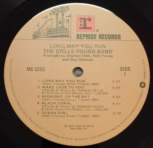 The Stills-Young Band : Long May You Run (LP, Album, Jac)