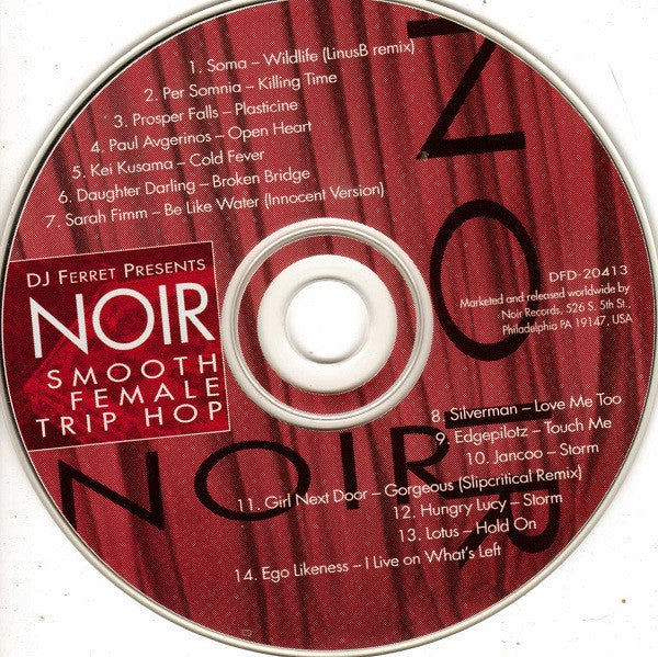 Various : DJ Ferret Presents: Noir - Smooth Female Trip Hop (CD, Comp)