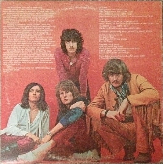 Ten Years After : Ssssh. (LP, Album, Ter)