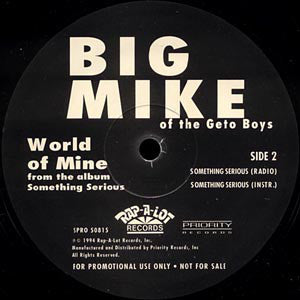 Big Mike (3) : World Of Mine (12", Promo)